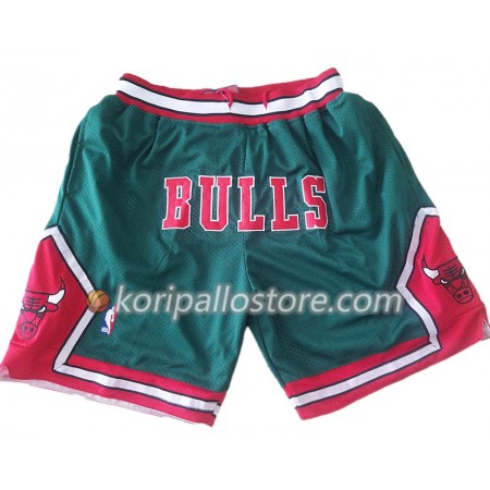 NBA Chicago Bulls Vihreä Miesten Tasku Shortsit Swingman